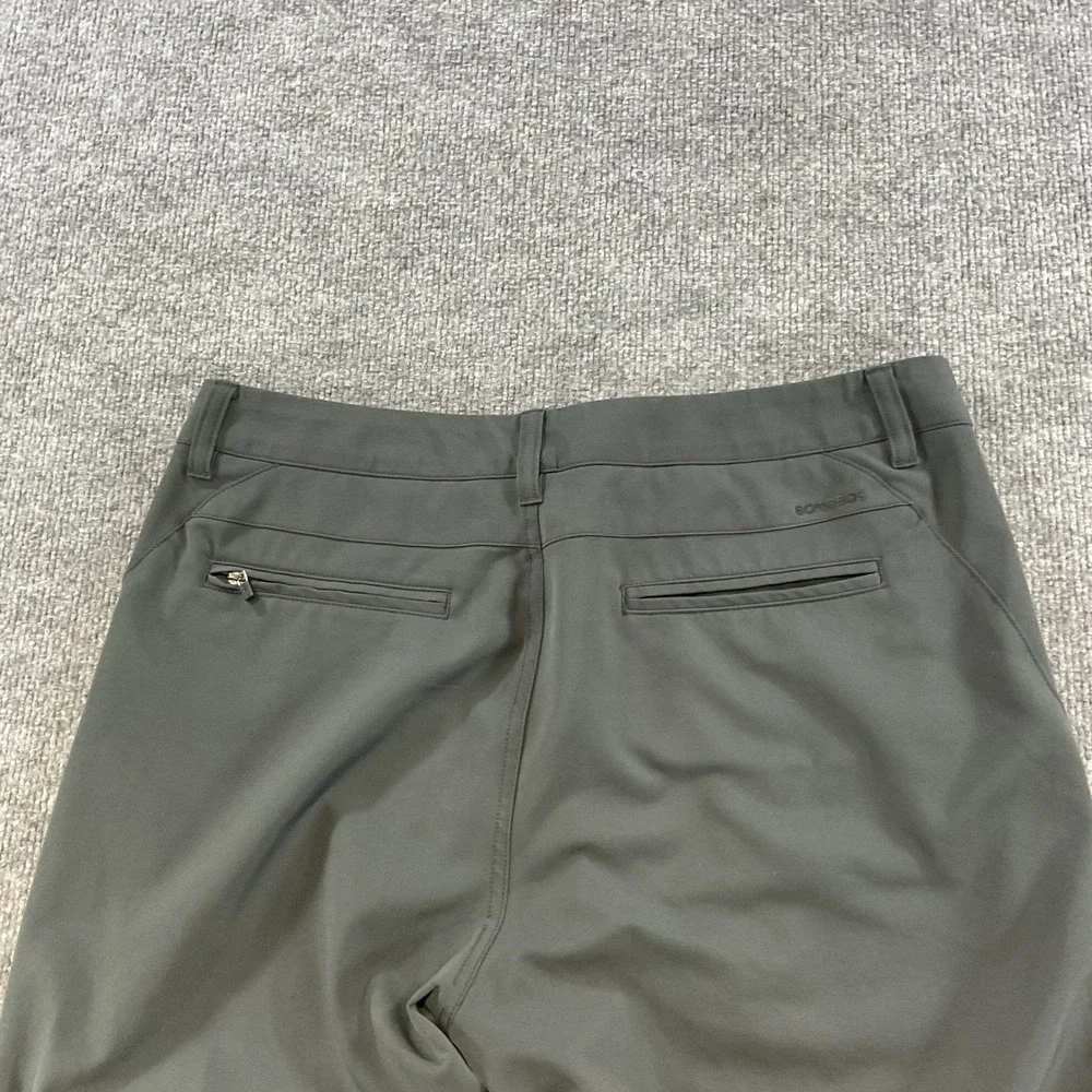 Bonobos Golf Mens Performance Shorts Gray 32 10 Inch Inseam Flat Front Stretch